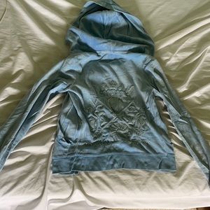 Juicy couture velour track jacket tracksuit Ewing embroidery and rhinestones